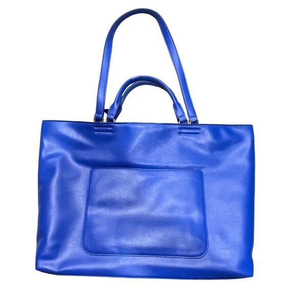 On 34th Leighton Tote Cobalt Glaze Shoulder Travel Bag Blue NWT - Picture 2 of 10